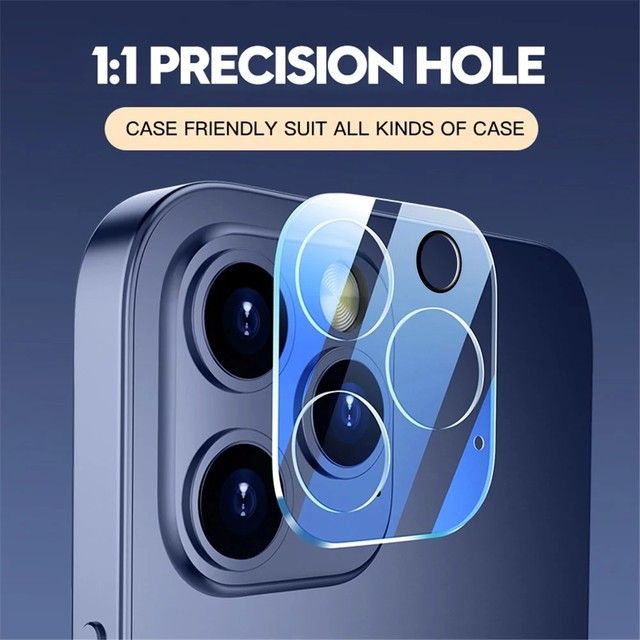 Tempered Glass Camera Lens Protector For IPhone 12/13/14/15/16 Pro Max | Clear, Scratch-Resistant