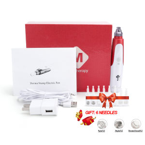 Dr. Pen Ultima N2 Professional Microneedling Pen Wireless Electric Skin Repair Tool Kit Derma Stamp Therapy Skin Care Device With 6 Pcs Cartridges Shrink Pores Removal