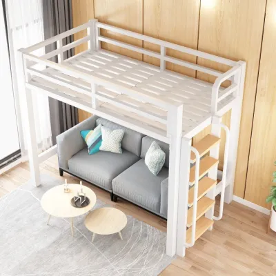 Loft bed Space-Saving Bed Frame Person Duplex Split-Level Hammock Bunk beds