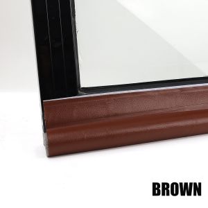 Soundproof Door Gap Bottom Seal Dustproof Door Stopper Door Sealing Strip Sendal Pintu Penutup Lubang Bawah Pintu Adjustable Under Door Stop Draft Stopper Soundproof Bottom Seal Self-adhesive Strip Anti-Cold Gap Blocker for Interior Exterior