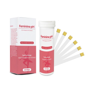 กระดาษแผ่นทดสอบความเป็นกรดด่างของผู้หญิงสำหรับทดสอบความเป็นกรดของช่องคลอดความสมดุลของตัวเองเส้น PH ทดสอบน้องสาว