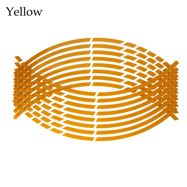 Motorcycle Wheel Tire Stickers Reflective Rim Tape Decals For Yamaha Yzf R15 Xt660 X R Z Tmax 500 530 Tmax500 530 250