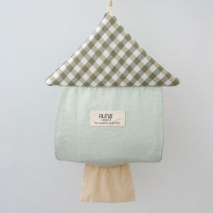 [TẶNG MÓC TREO] Túi Treo Khăn Giấy Runa CornerTissue Box Washed Cotton Cao CấpTiện LợiDecor Phòng