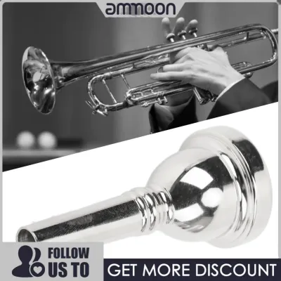 ammoon ปากเป่าทรอมโบน Alto Copper กันสนิมพร้อมคุณภาพเสียงที่เสถียรและสวยงาม ติดตั้งง่ายและจัดเก็บสะดวกสำหรับทรอมโบน Alto (สีทอง)