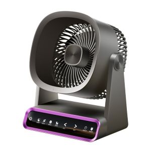 Desk Fan Electric Fan Air Circulation Fan Ultra Quiet Turbo Desktop Fan Wall-Mounted Fan 120 Gears Strong Wind  4000mAh Rechargeable Desk Fan ​for Room Office Travel Camping