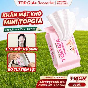 [MUA 5 TẶNG 5] Khăn Mặt Khô Mini TOPGIA Tiện Lợi Đa Năng Nhỏ Gọn Khi Cho Vào Túi Du Lịch