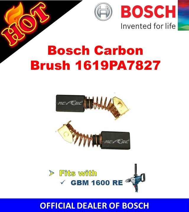 Bosch Carbon Brush for GBM 1600 RE 1619PA7827 Lazada PH