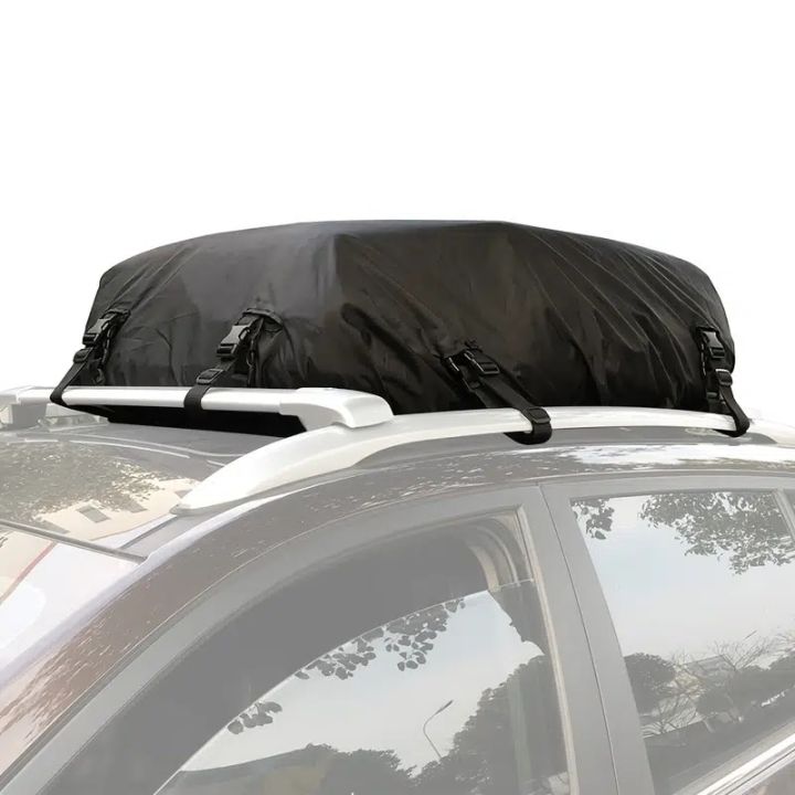 Rooftop Cargo Carrier Roof Bag, 14 Cubic Feet Waterproof Roof Top Cargo
