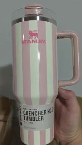 2025 New Stanley Insulated Water Bottle Stanley Vertical Stripes 14oz/20ozIce Cup