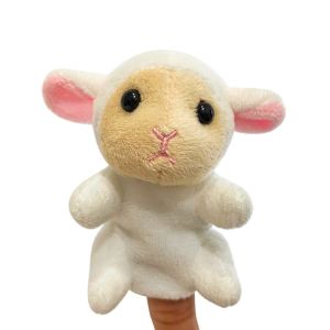RGFV Farm Animal Finger Puppet Storytelling Role Play Animal Hand Puppet Cloth Doll Kawaii Puppets Plush Toy Teaching Shows