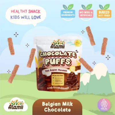 Alamii Puffs Cemilan Snack Sehat MPASI Anak Bayi Biskuit All Varian No MSG 15gr 18gr