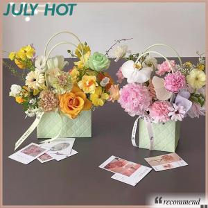 [JULYHOT] Portable Flower Packaging Box Wedding Decoration Gift Bag Handbag Valentines Day Birthday Party Decor DIY Bouquet Packaging