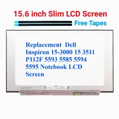 15.6 Inch FHD LCD Screen Replacement For Dell Inspiron 15 3525 3520 P112F 40pin 144Hz (120Hz) Matte