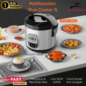 Gaabor Penanak Nasi Multi Fungsi RC20M-YE01A Kapasitas1L Hemat Listrik 400W Wadah Anti Lengket