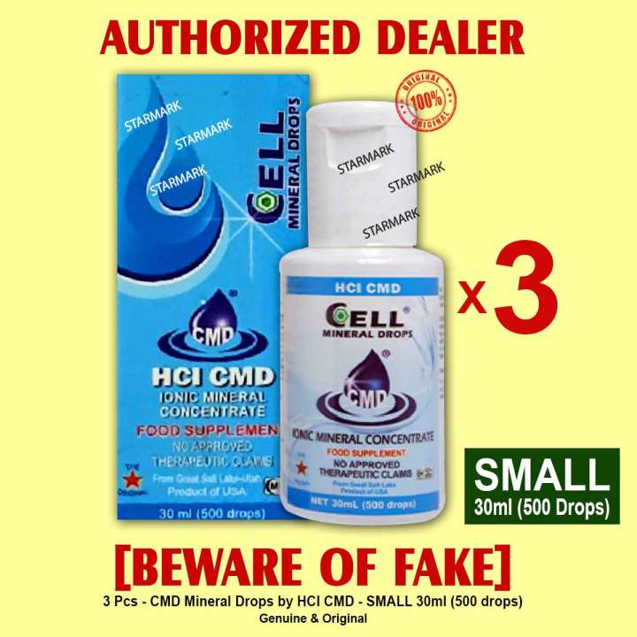 CMD Drops CMD Mineral Drops Drop SMALL 30ml or 500 drops HCI CMD Cell ...