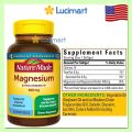 Viên uống bổ sung Magie Nature Made Magnesium Extra Strength [Hàng Mỹ]. 