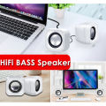 【Best】Portable Luxury 2.0 Multimedia Speaker 9D Hi-Fi Rock Bass Surround Computer Speaker with 3.5mm AUX Connection Wired USB Speaker 10W Dual Speaker Sound Bar Pembesar Suara Audio Speaker Pembesar Suara音响 音箱. 