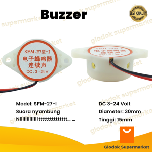 Buzzer SFM-27 Bazer Continous Alarm DC 3-24v Buzer Speaker