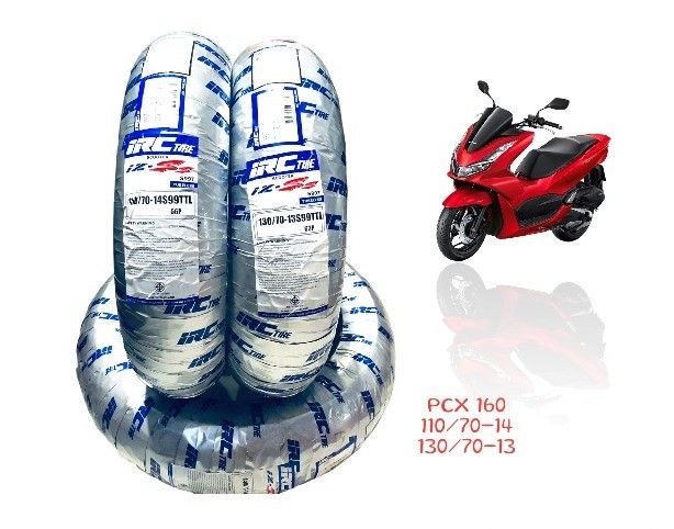 PCX160 KF47 IRCタイヤ110/70-14 130/70-13 新車外し極上美品 - ホンダ