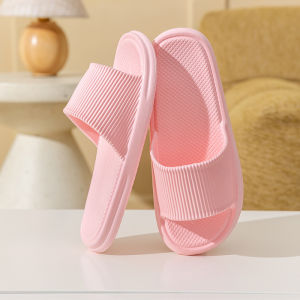 [Free Shipping] Womens Summer Bathroom Slippers Hotel Eva Slippers Mens Home Bathing Large Size Slippers