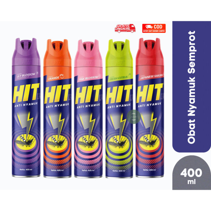 HIT AEROSOL 400ML/ OBAT NYAMUK SEMPROT HIT 400ML | Lazada Indonesia