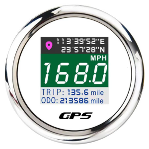 Universal 52mm Speedometer TFT Screen Odometer Trip Computer Accurate Speed Tracking for Automotive Marine Use