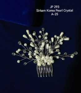Sirkam Rambut Korea Pearl Rhinestone
