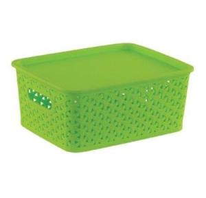 [S] Trissa Keranjang Penyimpanan dengan Penutup - Storage Basket Kotak