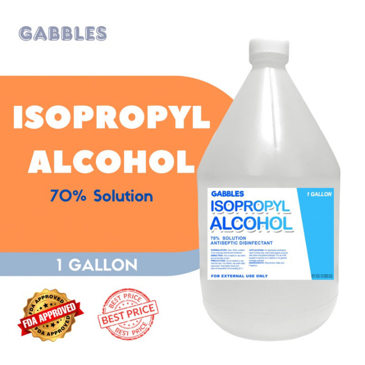 Gabbles Gabbles 70% Isopropyl Alcohol Gallon | Lazada PH