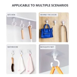 Punch Free Storage Rack for Kitchen Bathroom Bathroom Self Adhesive Wall Storage Organizer