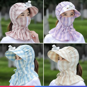 หมวกกันแดดมีพัดลมมัลติฟังก์ชั่น