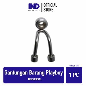 Gantungan-Pengait-Kait Barang Model Playboy-Play Boy Chrome-Silver-Pelangi