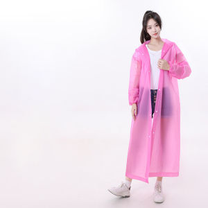 Jas Hujan Dewasa Tranparant Polos Full Color TOP412