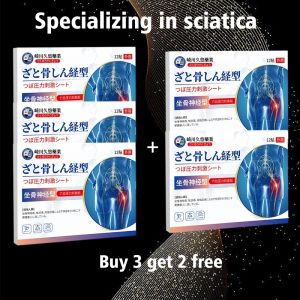 [In Stock]Japan Sciatica Pain Relief Patch 12 Stickers/Box improve leg-Hip-bone Pain Lumbar Spine Compression Numb