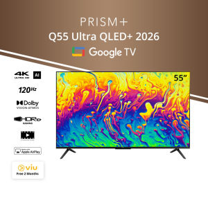[BEST SELLER] PRISM+ Q55 Ultra 2026 Q-Ultra Series QLED+ | 4K AI Google TV | 55 inch TV