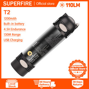 Đèn pin cắm trại đèn khẩn cấp cắm trại Superfire T2 T3 T5 đa năng đuổi muỗi đèn pin ngoài trời