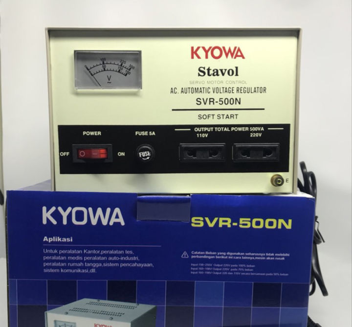 STABILIZER KYOWA 500 WATT STABILIZER LISTRIK KYOWA Lazada Indonesia