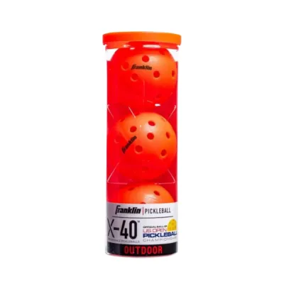 Franklin Sports X-40 Pickleballs Outdoor- USPA & UPA Approved