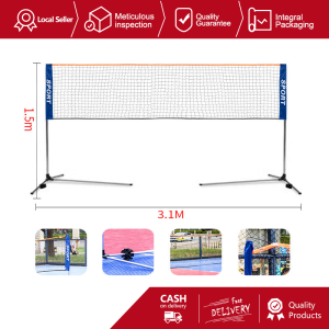 Portable Folding Badminton Net Rack Tennis Net Rack Indoor And Outdoor Adjustable Steel Tube Bracket