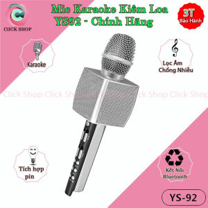 Mic bluetooth karaoke YS98 kèm 1 micro cầm tay có thể hát song ca cùng lúc mic bản mới hơn mic YS97 Mic YS95 và Mic YS92 âm thanh và thu giọng giả giọng tốt