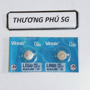 Pin 1.5V ALKALINE LR60 AG1 LR621F 364A LR621 GP164 E364 (VINNIC chính hãng)