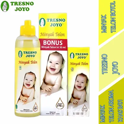 Minyak Telon Aroma Khas Bayi - Tresno Joyo - Minyak Telon Botol - 100ml