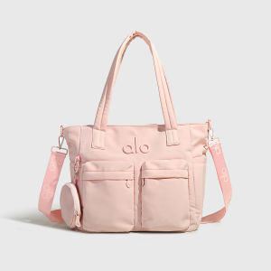 Túi Tote Nữ ALO Nhiều Ngăn Bằng Nylon Có Ví Đựng Tiền Xu Nhỏ Có Thể Tháo Rời Hai Ngăn Kéo Phía Trước Dây Đeo Chéo Có Thể Tháo Rời Túi Xách Vai Dung Tích Lớn Dùng Cho Văn Phòng Mua Sắm Du Lịch
