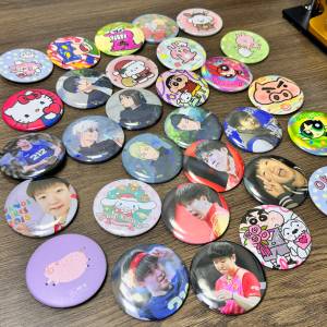 8pcs Customized Fridge Magnet Print Photo Metal Fridge Magnets Family Baby Pet Fridge Magnet Home Decor Gift (58mm)