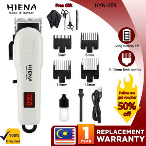 HIENA Hair Clipper For Men HYN-209 Professional Electric Hair Clipper Tool LCD Display Clipping Machine Shaver