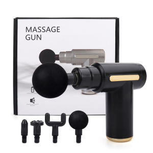 MassageGun Deep Tissue Percussion Muscle Massager for Pain Relief LCD FasciaGun Electric Body Massager 6 gear 1800-3200rpm/min