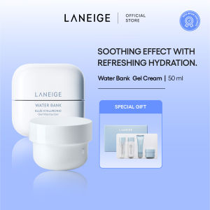 LANEIGE Water Bank Blue Hyaluronic Gel Cream 50 ml + Free Refill - Menyeimbangkan Skin Barrier Melembapkan Kulit Beminyak dan Dehidrasi