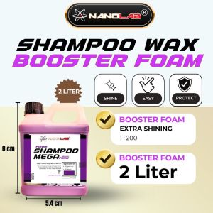 Purple Shampoo Mega Booster Foam | S2IN1 Car Shampoo Wax 5 star| Sabun Cuci Kereta | Auto Detailer Car Shampoo Glossy Shine