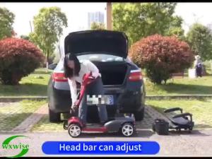 350W Electric Wheelchair Fixed 24V12Ah Battery 20km Driving Range Electromagnetic Anti-slope ke 0-12km/h 3 Speed Foldable Mobility Aid 150kg Load For Elderly Disabled Daily Outdoor Use