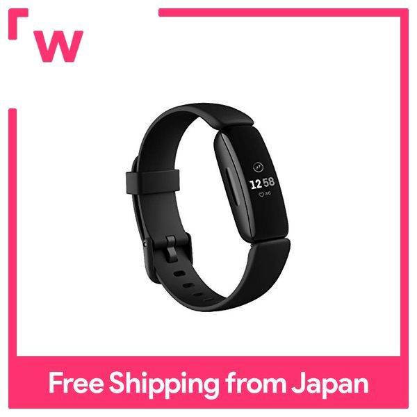 Fitbit Inspire2 Fitness Tracker Black Black L/Size/Heart Rate Monitor [Japan].